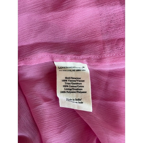 LoveShackFancy Joanne Maxi Dress Lace Panel Tulip Pink Size 8 NWT $795 Sold Out - Picture 9 of 9